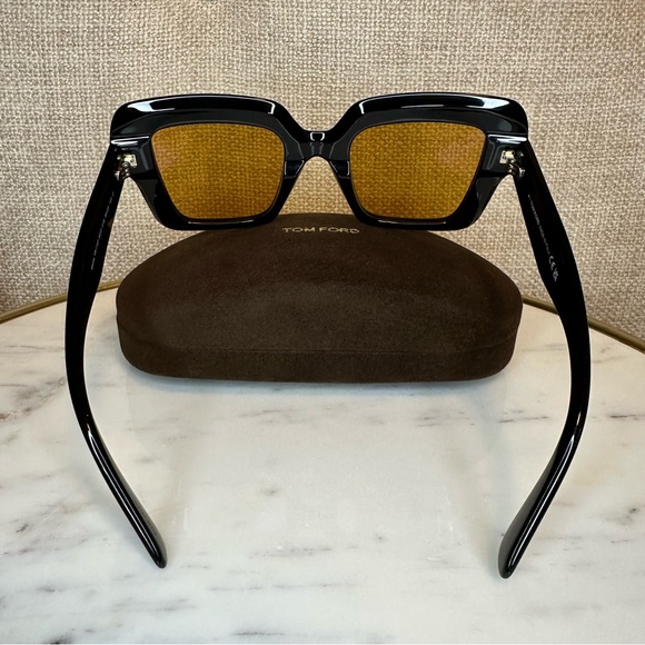 New! Authentic TOM FORD Square Sunglasses - Picture 12 of 14